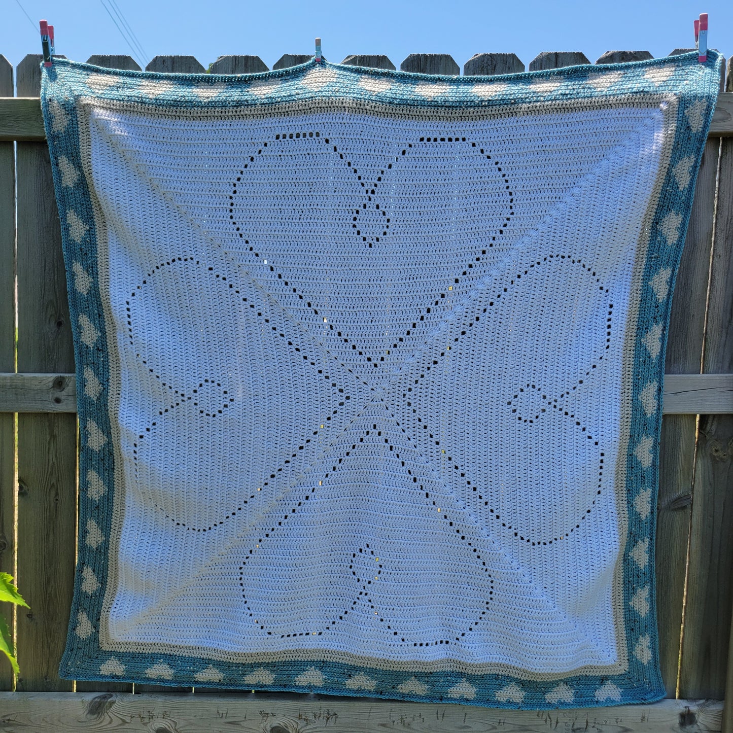 Amore Hearts Baby Blanket