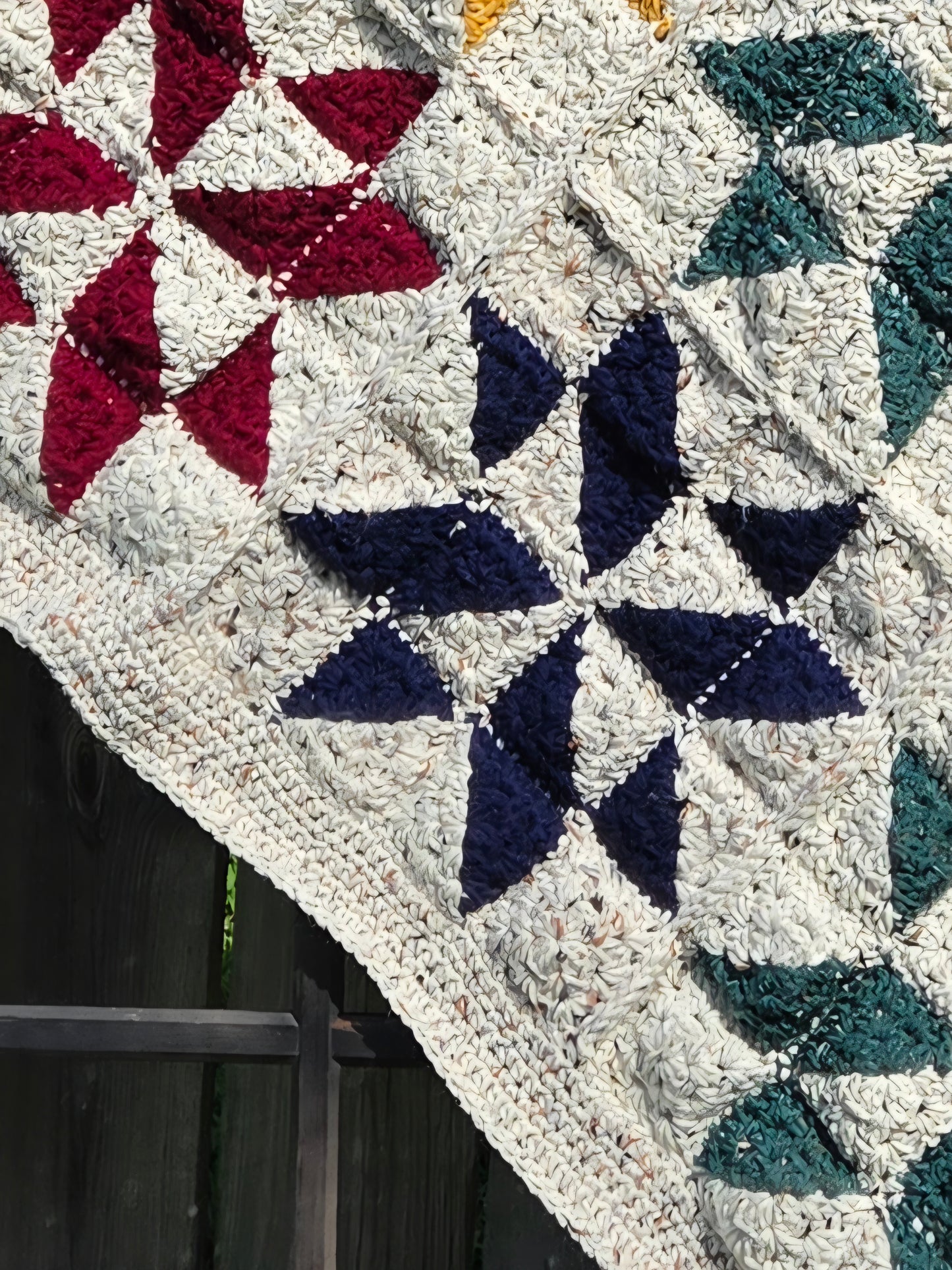 Americana Star Crochet Blanket — Heirloom-Quality Throw