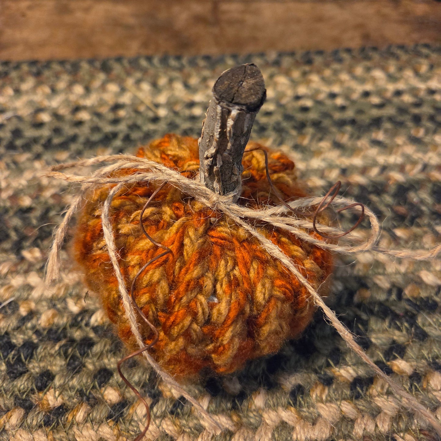 Handcrafted Crochet Pumpkins — Rustic Fall Décor