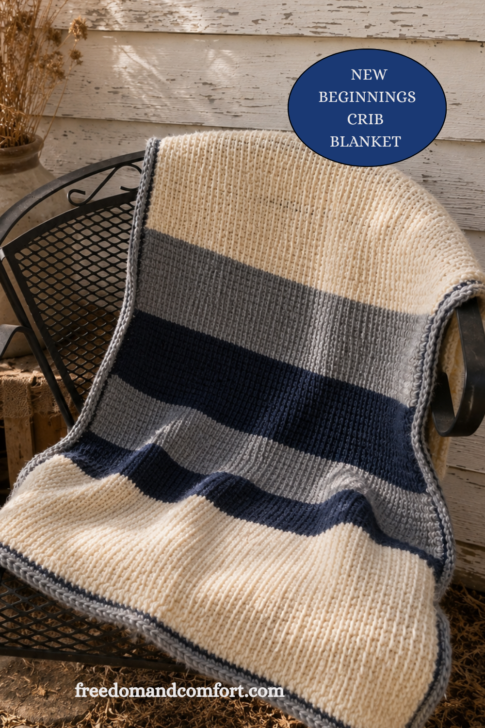 New Beginnings Crib Blanket