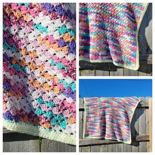 Cotton Candy Baby Blanket