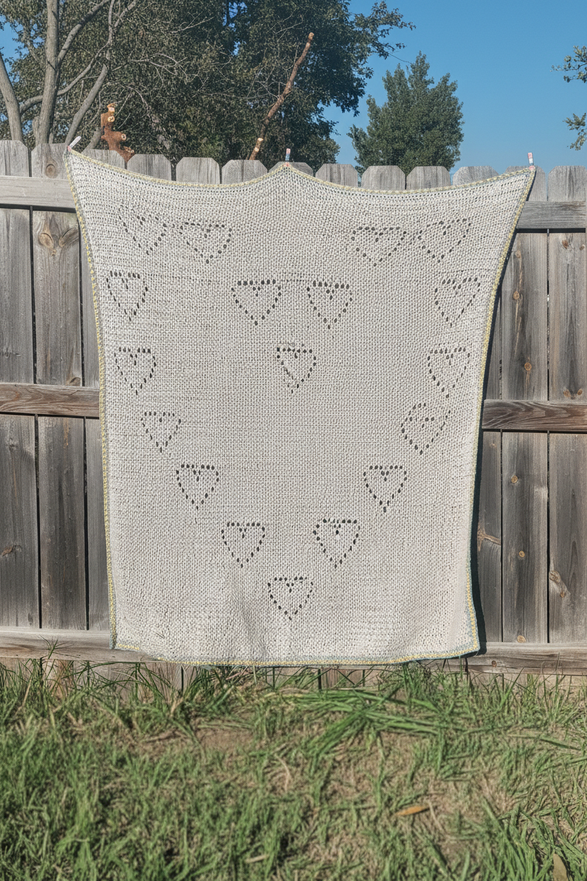 Full blanket view with heart details